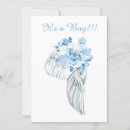 Suche nach angel wings einladungen Babydusche