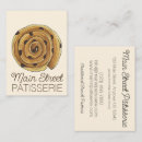 Recherche de pâtisserie française cartes visite Chef