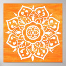 Recherche de mandala coloré posters Méditation