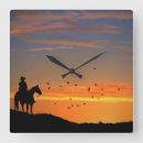 Suche nach cowboy wanduhren Pferde