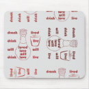 Recherche de bouteille tapis souris Boire