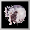 Suche nach katze und vollmond poster Gotisch