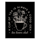 Recherche de thé posters Pour elle