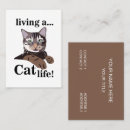Recherche de chat drôle cartes visite Animal