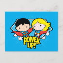 Recherche de chibi superman cartes postales Ligue de la justice