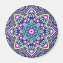 Recherche de mandala coloré magnets Boho
