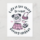 Suche nach das leben ist kurz postkarten Modern