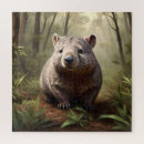 Recherche de wombat puzzles Animal