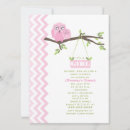 Recherche de hibou dans un arbre invitations Bébé