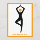 Recherche de poses de yoga cartes postales Yogi