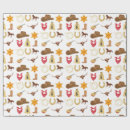 Recherche de western papier cadeau Selle up