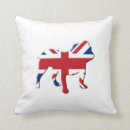 Recherche de bouledogue anglais coussins Drapeau