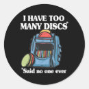 Recherche de disc golf autocollants Sport de plein air