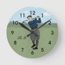 Suche nach golf spielen wanduhren Golfspieler