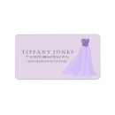 Suche nach lila hochzeit rücksende aufkleber Quinceanera