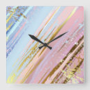 Recherche de arrière plan rose horloges Bleu