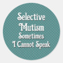 Recherche de communication autocollants Mutisme sélectif