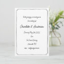 Recherche de excentrique invitations Noir et blanc
