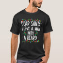 Recherche de barbe père noël tshirts Xmas