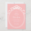 Recherche de pink ribbon invitations Vintage