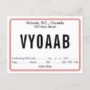 Recherche de radio amateur cartes postales Qsl