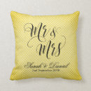 Recherche de mariage rustique coussins Lettres