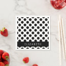 Recherche de pois blanc serviettes Motif