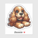 Suche nach cocker spaniel welpe aufkleber Süß