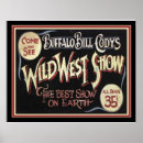 Suche nach wild west show poster Werbung