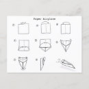 Recherche de avion papier cartes postales Origami