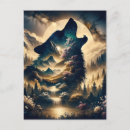 Suche nach wolf und mond postkarten Heulen