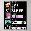Suche nach eat sleep repeat poster Kawaii