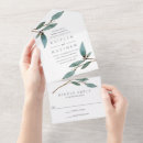 Recherche de lis invitations Vert et blanc