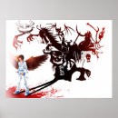 Recherche de cauchemar posters Rouge