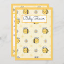 Recherche de bumble bee baby shower invitations Jaune