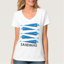 Recherche de sardine tshirts Bleu et blanc