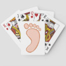Recherche de pieds jeux de cartes Orteils
