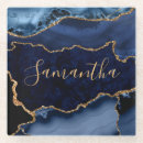 Recherche de geode dessous de verres Parties scintillant or