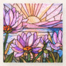 Recherche de nénuphar dessous de verres Élégant