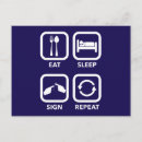 Recherche de langue des signes américaine cartes postales Asl