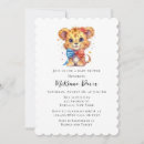 Suche nach bunter lowe einladungen Baby boy