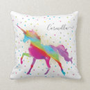 Recherche de petite licorne coussins Nom