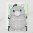 Recherche de ânes invitations Bébé