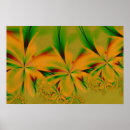 Recherche de fleur fractale posters Coloré