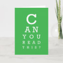Recherche de yeux vœux cartes Optométriste