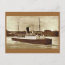 Recherche de bateau historique cartes postales Vintage