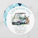 Recherche de vert de golf invitations Bleu