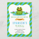 Recherche de ma grenouille anniversaire invitations Forêt
