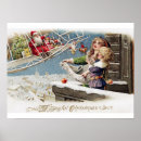 Recherche de santa claus posters Vintage