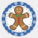 Recherche de gingerbread man autocollants Xmas